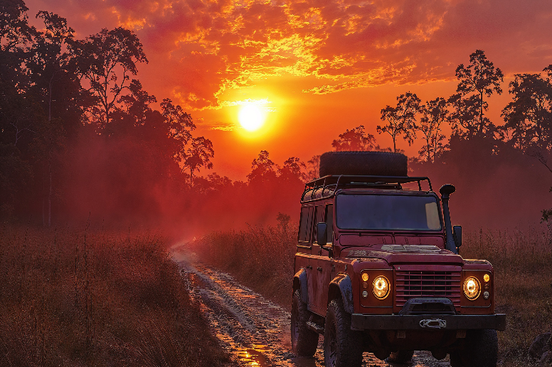 Wintry Mountain Landscape