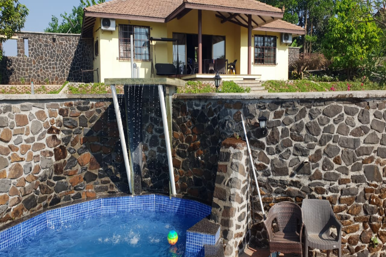 Wintry Mountain Landscape