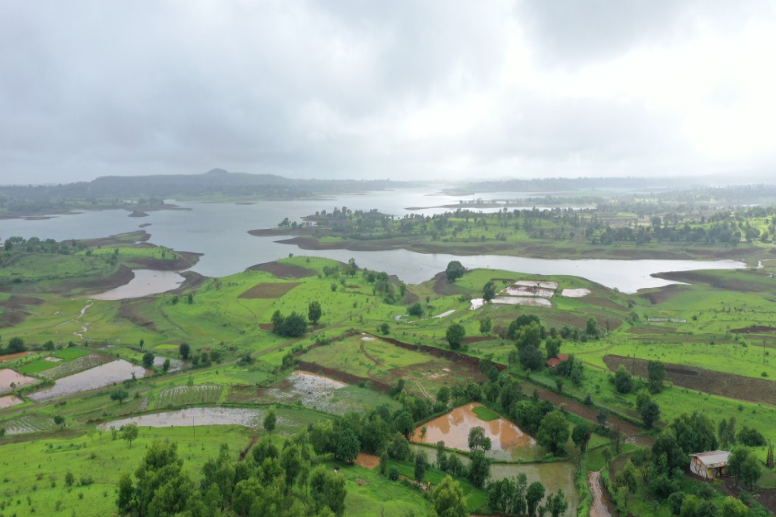 Wintry Mountain Landscape